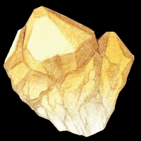 beelucia yellow crystal stone gem GIF