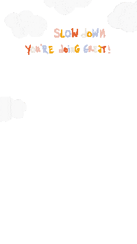 Clouds Handwriting Sticker by weareallmaedhere