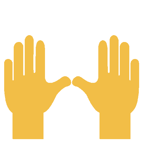 Hands Yes Sticker by ISUExtension