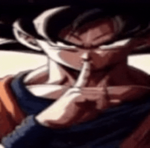 Dragon Ball Shut Up GIF