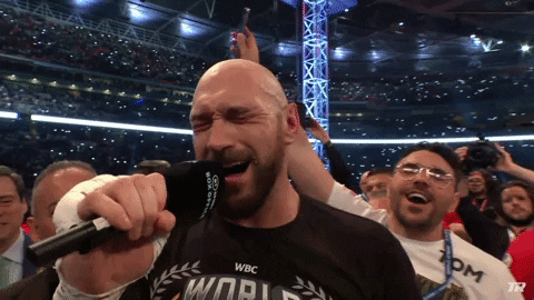 Tyson Fury Singing GIF by Top Rank Boxing