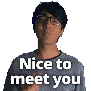 Met You Hello Sticker