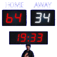 34 Away Sticker