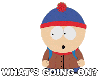 What Is Happening Stan Marsh Sticker by South Park