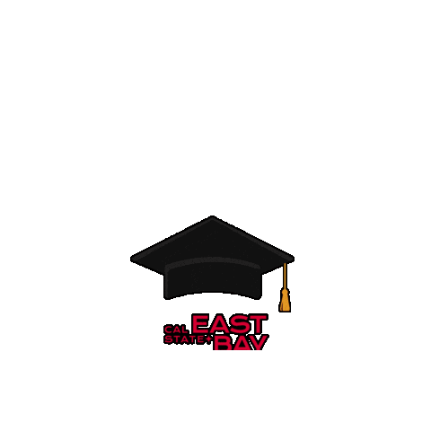 Graduation Commencement Sticker by Cal State East Bay