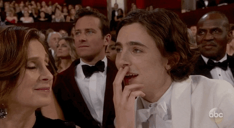 timothee chalamet lol GIF by The Academy Awards