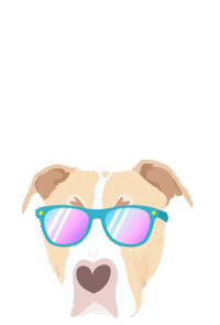 Dog Sunglasses Fostering Saves Lives Sticker by FosterDogs