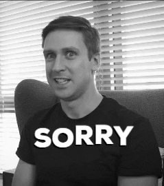Sorry Fah GIF by FoilArmsandHog