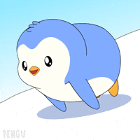 In The Loop Falling GIF by Pudgy Penguins