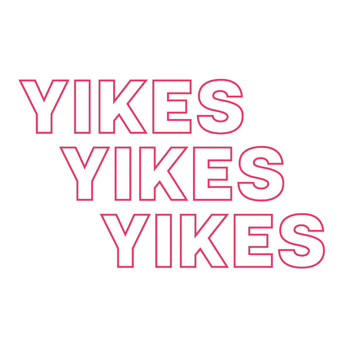 Yikes Sticker by TeleSoftas