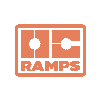 ocramps skateboard oc skater orange county Sticker