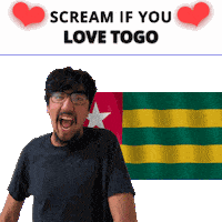 Togo Flag Sticker