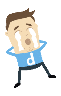Sad Face Sticker by Dormitorum