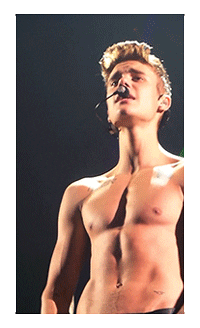 justin bieber singing GIF
