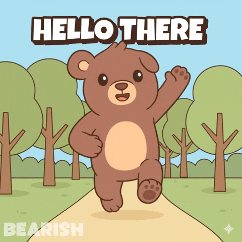 Teddy Bear Hello GIF by BEARISH