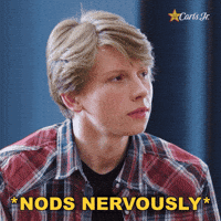 Nervous Super Bowl GIF by Carl's Jr.