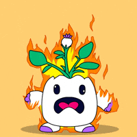 On Fire Burn GIF by Magic Eden