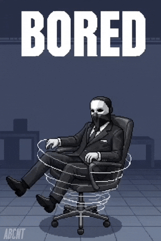 ABCNT thinking spin office bored GIF