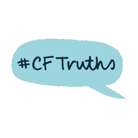 CFTrust giphyupload light blue cystic fibrosis cftrust Sticker