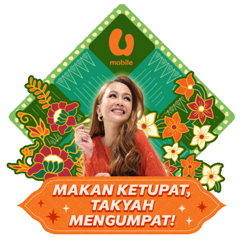 Hari Raya Gossip Sticker by U Mobile
