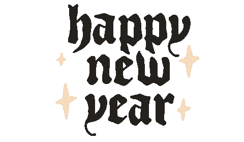 New Year Stars Sticker by chiara