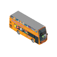 Double Decker Summer Sticker by Waikiki Trolley