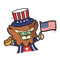 Independence Day Crypto Sticker by Loaded Lions