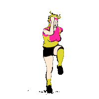 dlq dancing Sticker