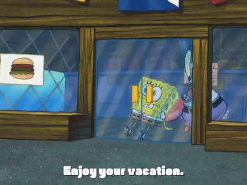 season 4 bummer vacation GIF by SpongeBob SquarePants