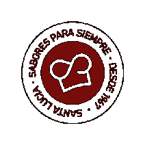 SantaLuciaSabores logo panaderia santa lucia gorro chef Sticker