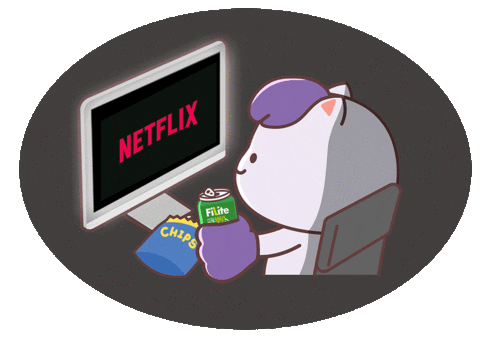 Netflix Drinking Sticker
