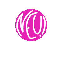 Neu Magenta Sticker by Designstuuv Werbeagentur
