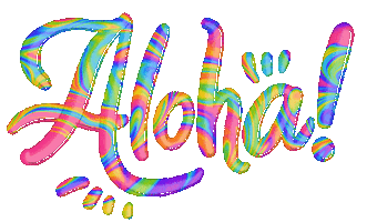 Hawaii Aloha Sticker by ERICA824