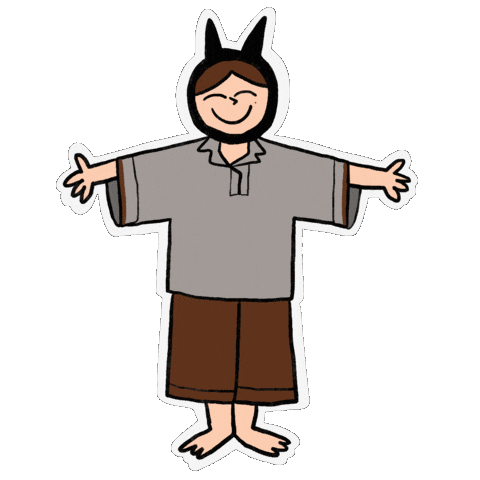 Happy Illustration Sticker