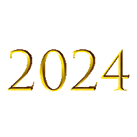 New Year Typography Sticker