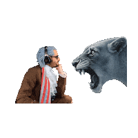 Not Listening The Thinker Sticker