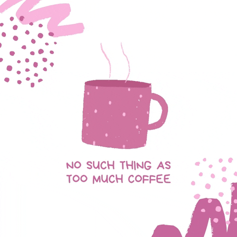 fivelk coffee morning energy coffee day GIF