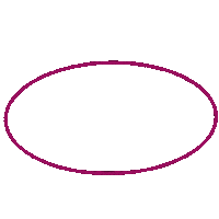 Pink Circle Sticker by Three Pod Studio with Reka Csulak