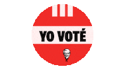 Votar Chicken Sandwich Sticker by KFC México