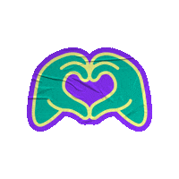 Heart Zusammen Sticker by @brueckensteine