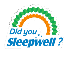 OfficialSleepwell good morning sleep independence day comfort Sticker