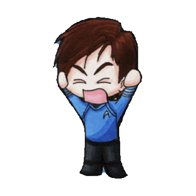 star trek chibi STICKER by imoji