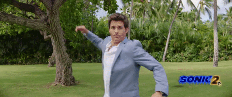 Throwing James Marsden GIF by Sonic The Hedgehog