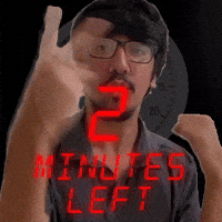 2 MINUTES LEFT!!