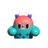 mintmon angry mad emoji cactus Sticker