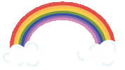 revolve summer rainbow flower festival Sticker