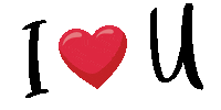 I Love You Heart Sticker