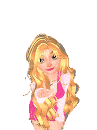 Cute Girl Love Sticker