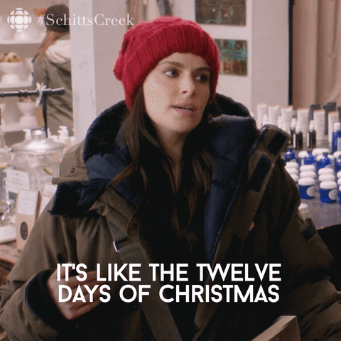 schitts creek christmas GIF by CBC