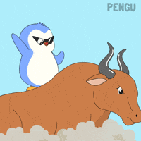 Penguin Bitcoin GIF by Pudgy Penguins
